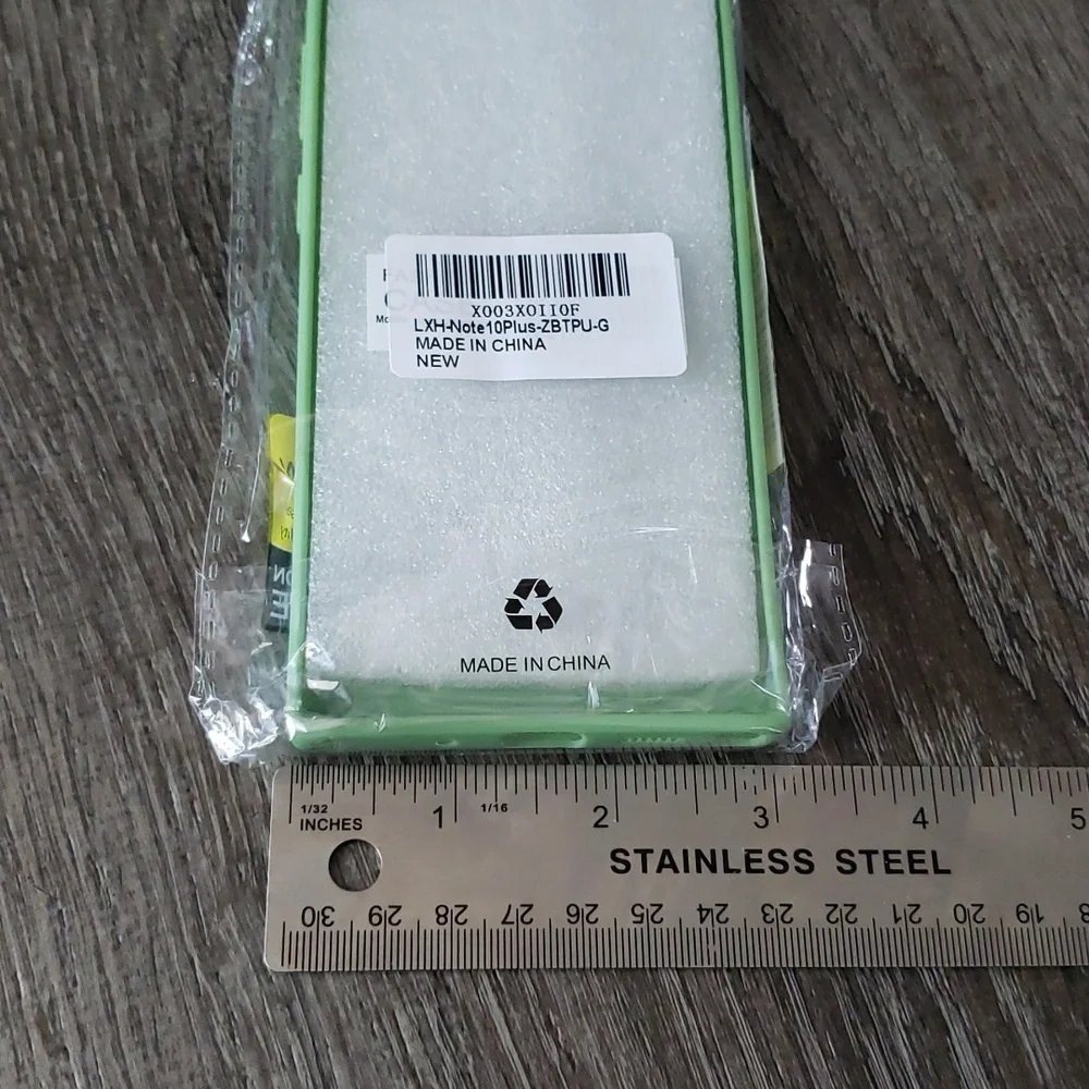 Samsung Note 10 Plus Flexible Green Phone Case